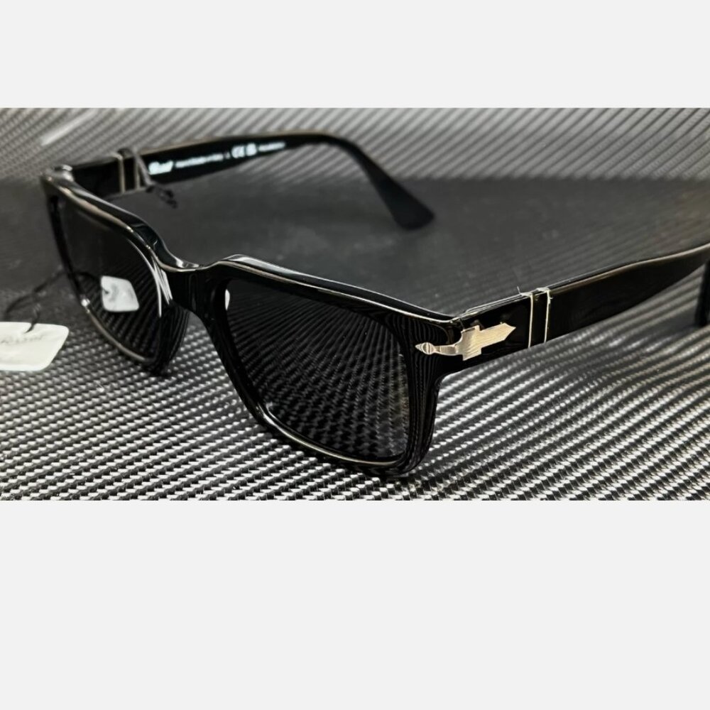 PERSOL Polarized Men's Black Sunglasses